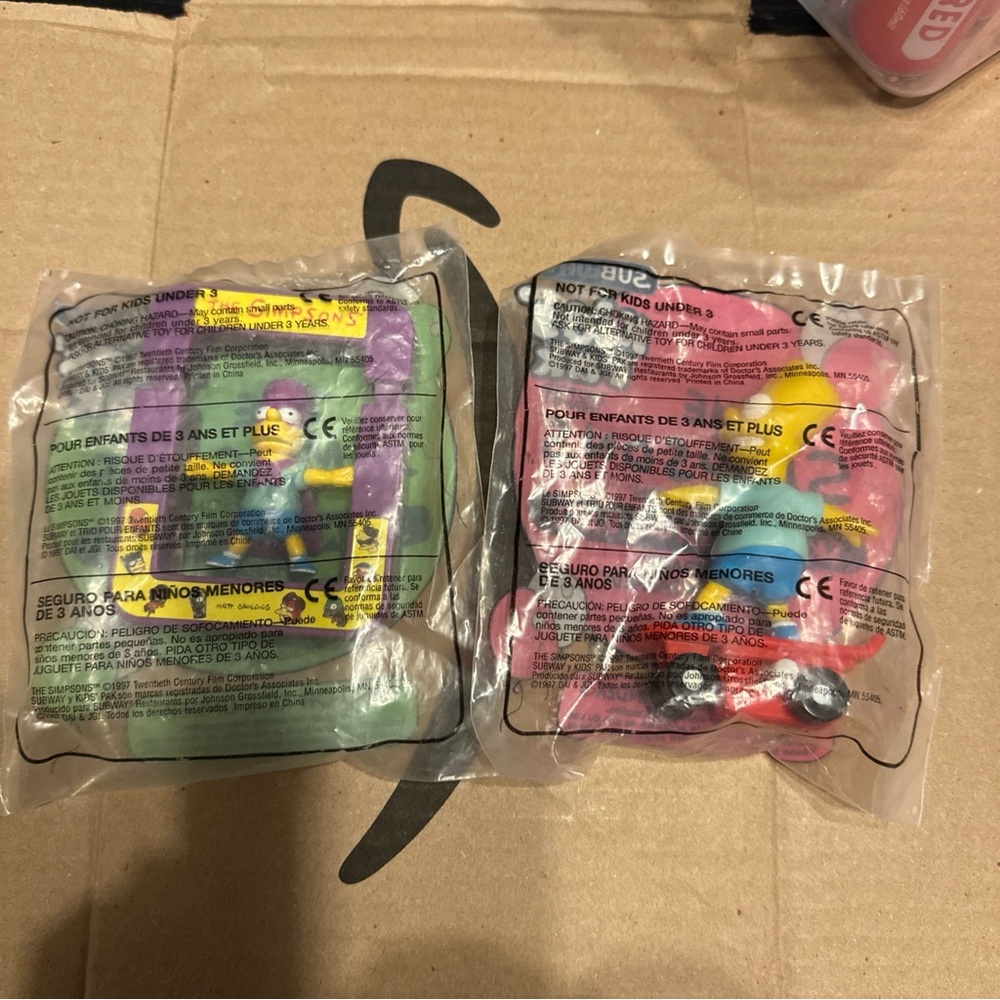 1997 The Simpsons Toys